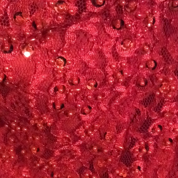 One of a kind  HANDBEADED GOWN Price is Firm! - Picture 4 of 8